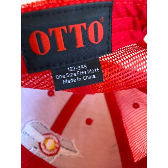 Colorado Bear Red Trucker Hat With Mesh Back & Adjustable Snapback - Picture 7 of 7